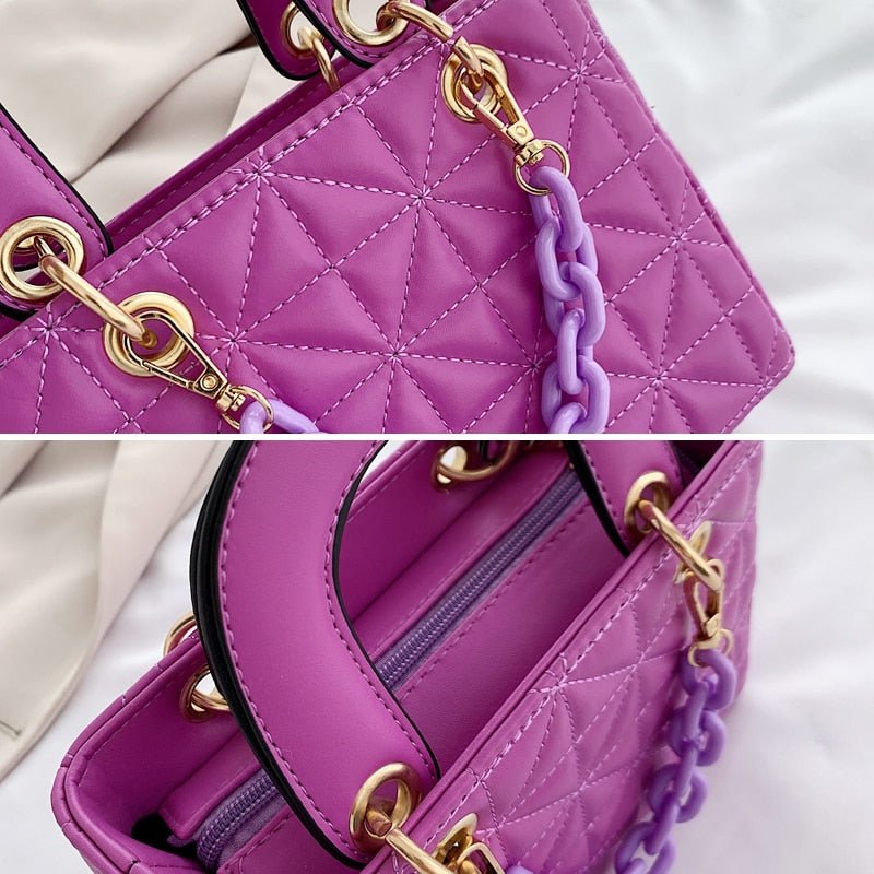 Bolsa Feminina Crossbody com Corrente - Frete Grátis