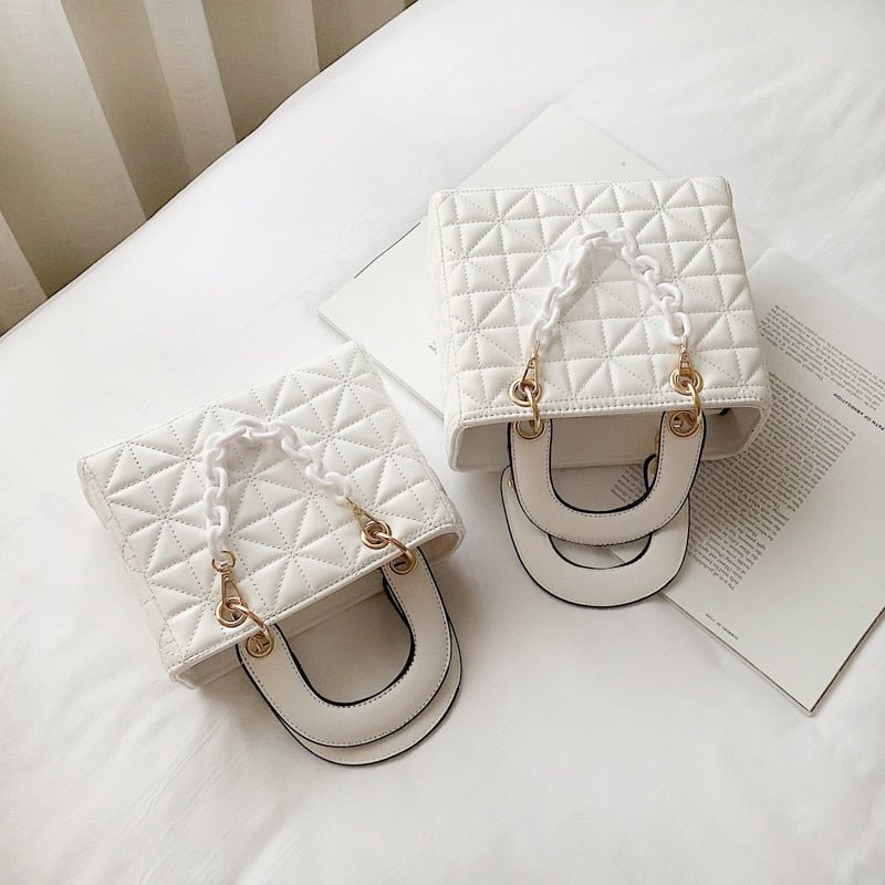Bolsa Feminina Crossbody com Corrente - Frete Grátis