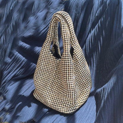Bolsa Feminina Crystal Luxury Cravejada - Frete Grátis