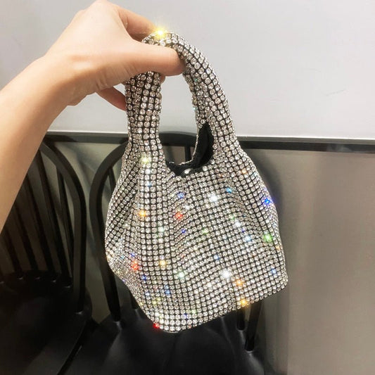 Bolsa Feminina Crystal Luxury Cravejada - Frete Grátis