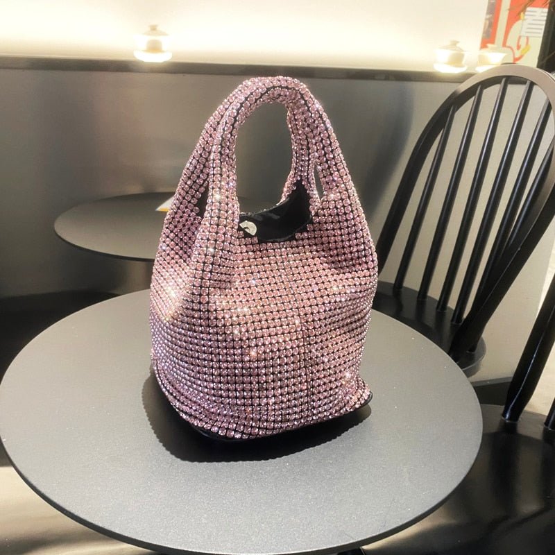Bolsa Feminina Crystal Luxury Cravejada - Frete Grátis
