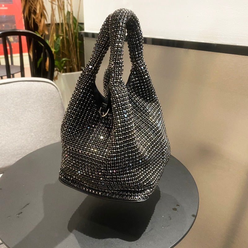 Bolsa Feminina Crystal Luxury Cravejada - Frete Grátis
