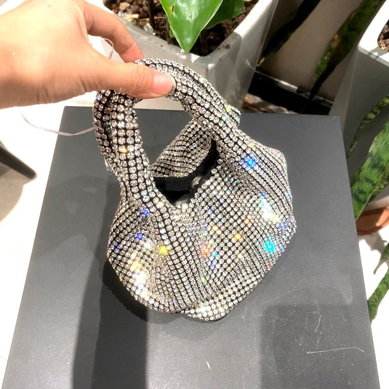 Bolsa Feminina Crystal Luxury Cravejada - Frete Grátis