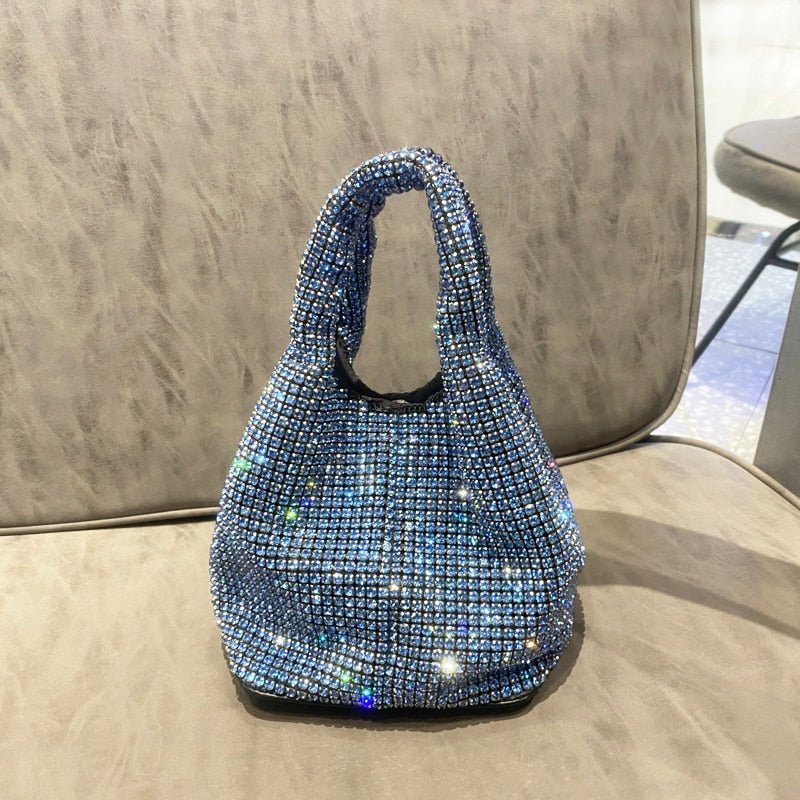 Bolsa Feminina Crystal Luxury Cravejada - Frete Grátis