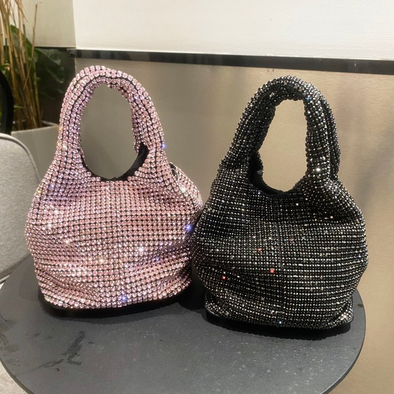 Bolsa Feminina Crystal Luxury Cravejada - Frete Grátis