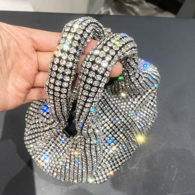 Bolsa Feminina Crystal Luxury Cravejada - Frete Grátis