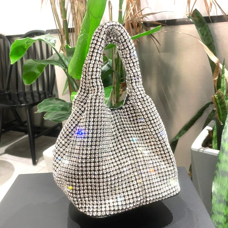 Bolsa Feminina Crystal Luxury Cravejada - Frete Grátis