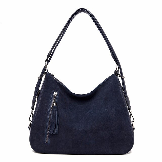 Bolsa Feminina de Camurça Beverly - Frete Grátis