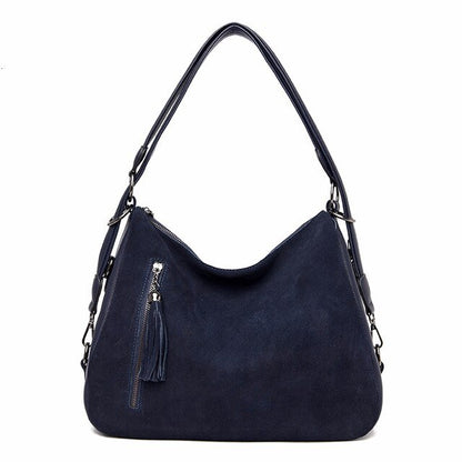 Bolsa Feminina de Camurça Beverly - Frete Grátis