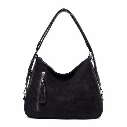 Bolsa Feminina de Camurça Beverly - Frete Grátis
