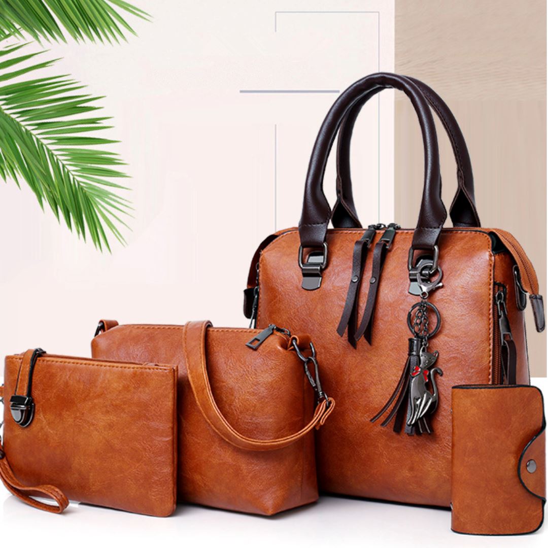Bolsa Feminina de Couro - Frete Grátis
