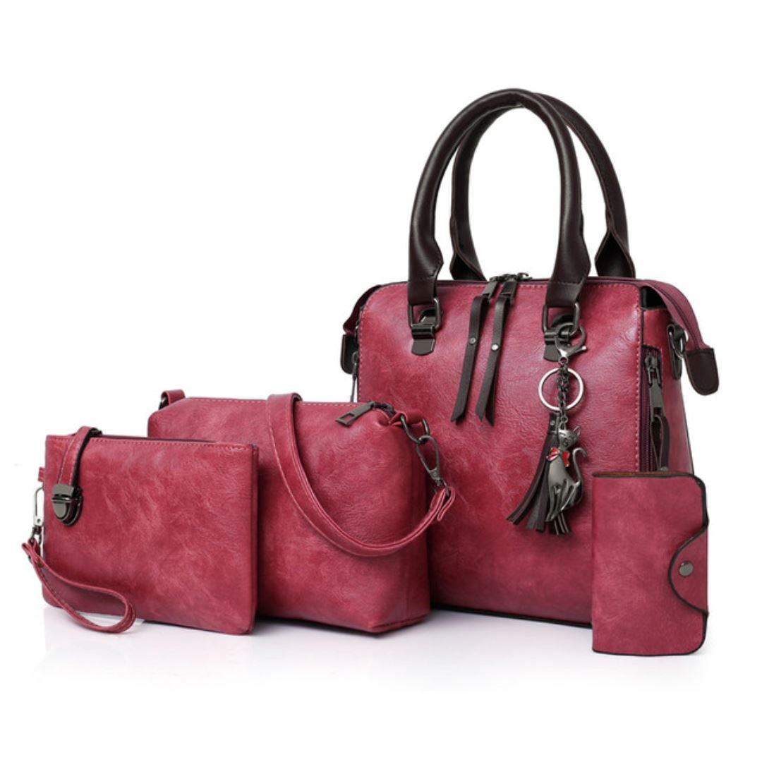 Bolsa Feminina de Couro - Frete Grátis