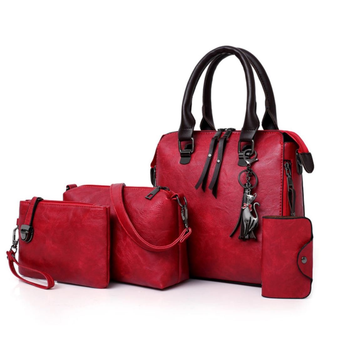 Bolsa Feminina de Couro - Frete Grátis