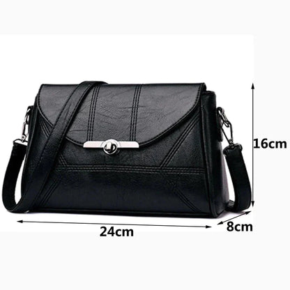 Bolsa Feminina de Couro Tiracolo - Frete Grátis