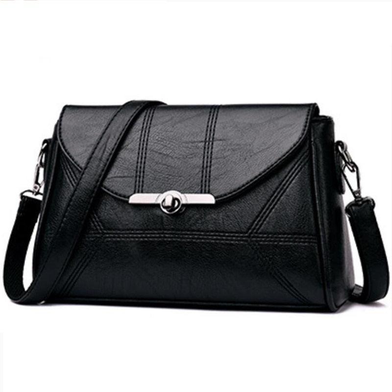 Bolsa Feminina de Couro Tiracolo - Frete Grátis
