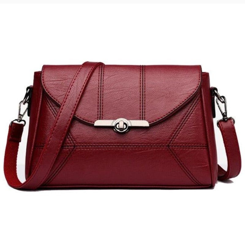 Bolsa Feminina de Couro Tiracolo - Frete Grátis
