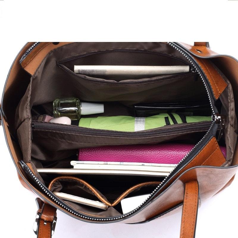 Bolsa Feminina de Ombro Couro Maitê - Frete Grátis