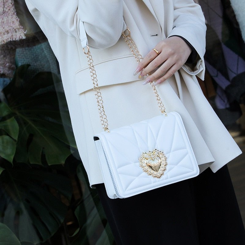Bolsa Feminina Luxury Casual Alça Corrente - Frete Grátis