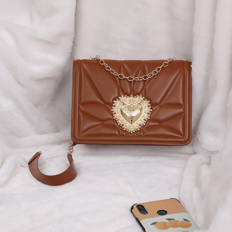 Bolsa Feminina Luxury Casual Alça Corrente - Frete Grátis