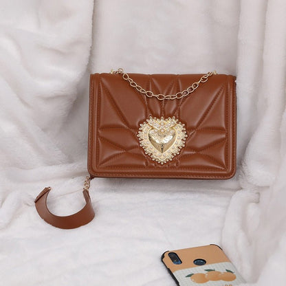 Bolsa Feminina Luxury Casual Alça Corrente - Frete Grátis