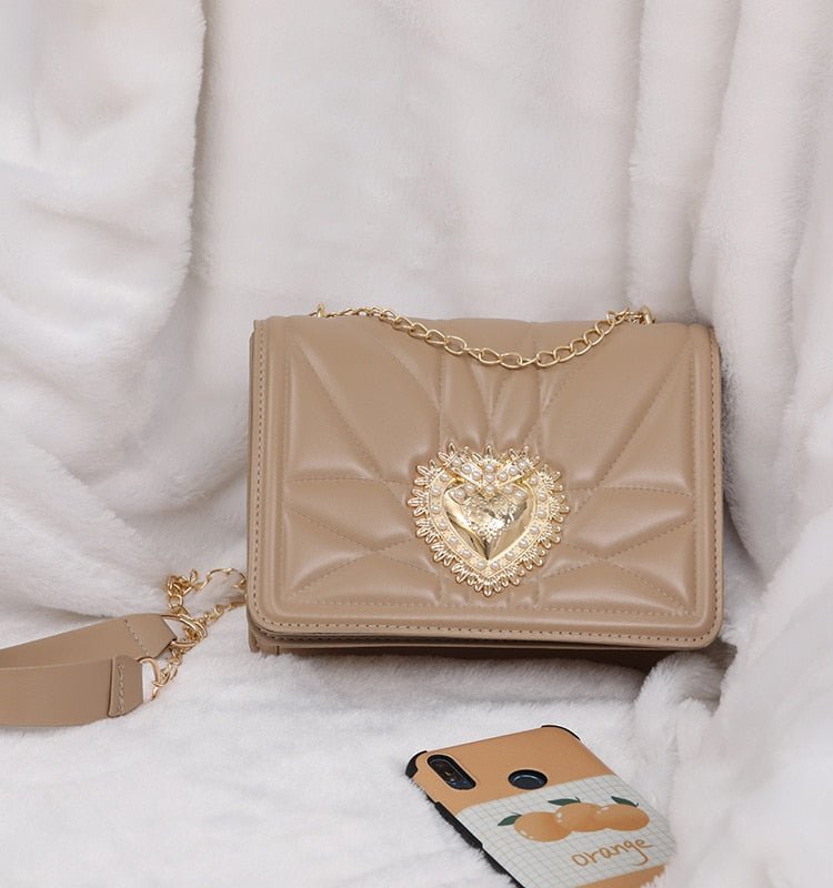 Bolsa Feminina Luxury Casual Alça Corrente - Frete Grátis