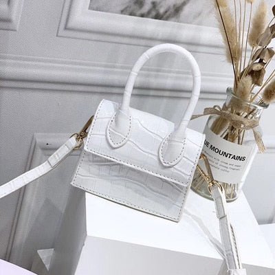 Bolsa Feminina Mini Small Croco - Frete Grátis