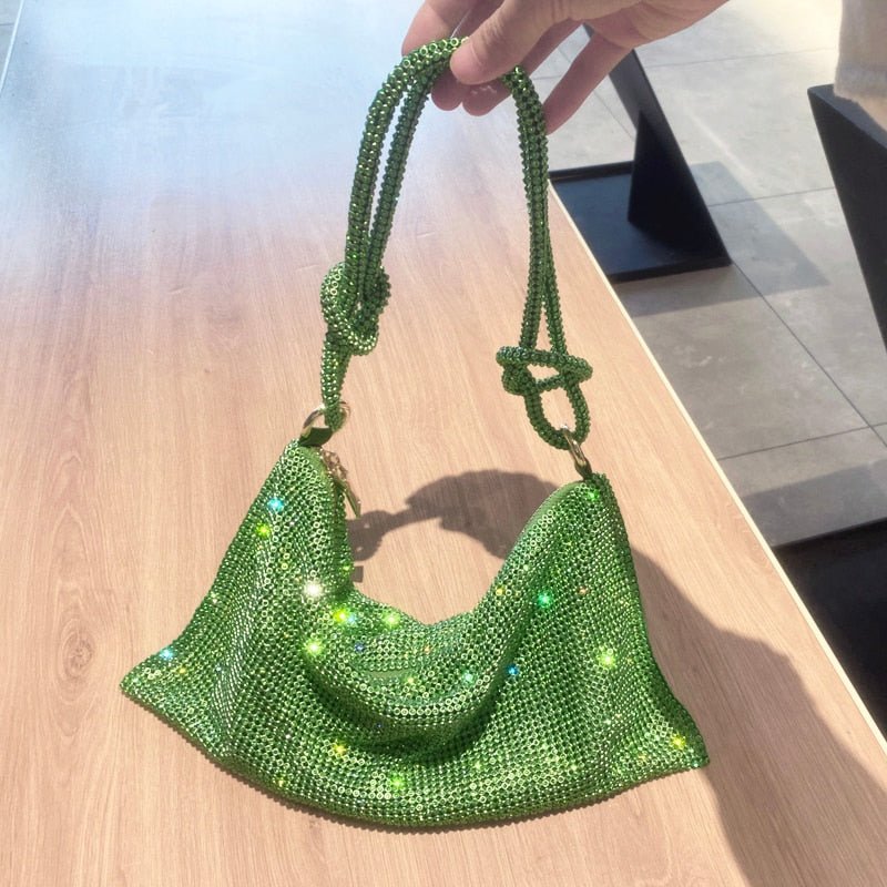 Bolsa Feminina Saquinho Shoulder Bag Crystal - Frete Grátis