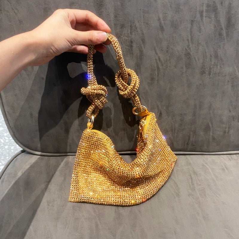 Bolsa Feminina Saquinho Shoulder Bag Crystal - Frete Grátis