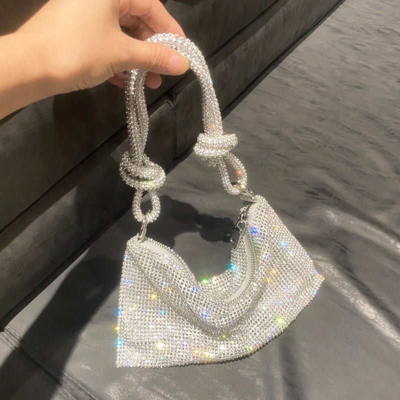 Bolsa Feminina Saquinho Shoulder Bag Crystal - Frete Grátis