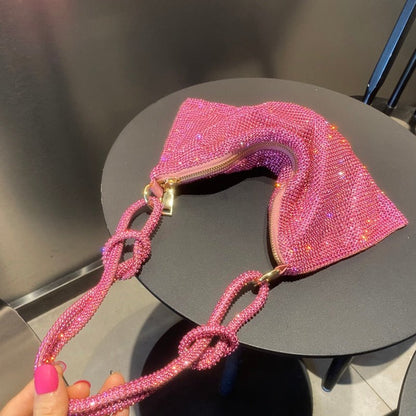 Bolsa Feminina Saquinho Shoulder Bag Crystal - Frete Grátis