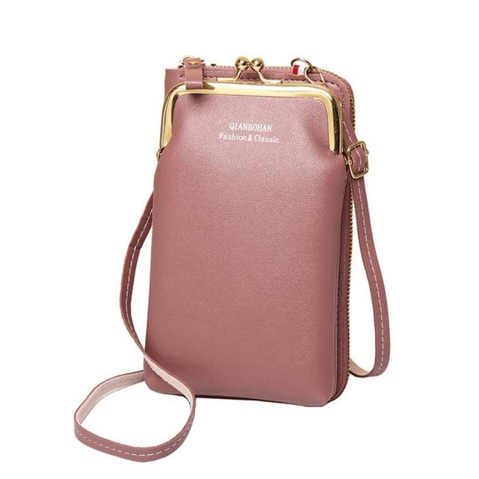 Bolsa Feminina Transversal Charm - Couro Legítimo - Frete Grátis