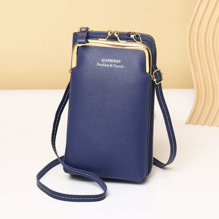 Bolsa Feminina Transversal Charm - Couro Legítimo - Frete Grátis