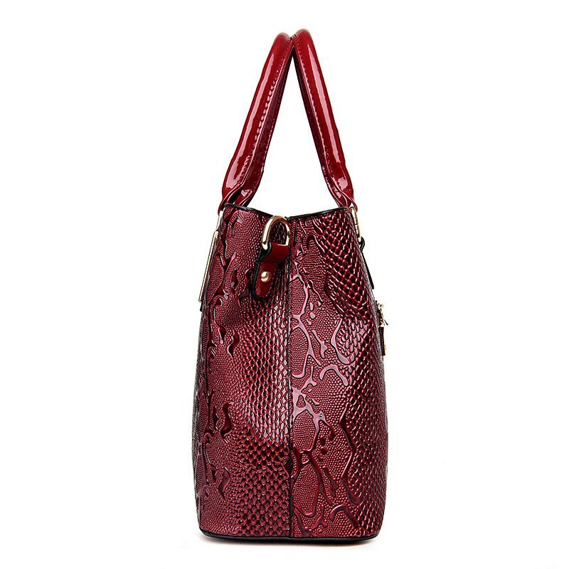 Bolsa Feminina Transversal de Verniz - Frete Grátis