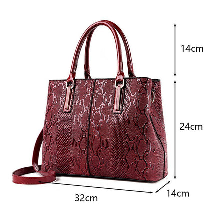 Bolsa Feminina Transversal de Verniz - Frete Grátis