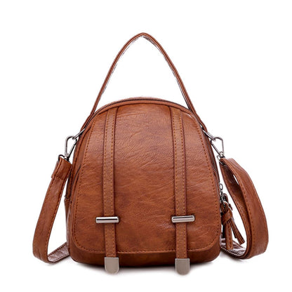 Bolsa Transversal de Couro Legitimo Feminina - Frete Grátis
