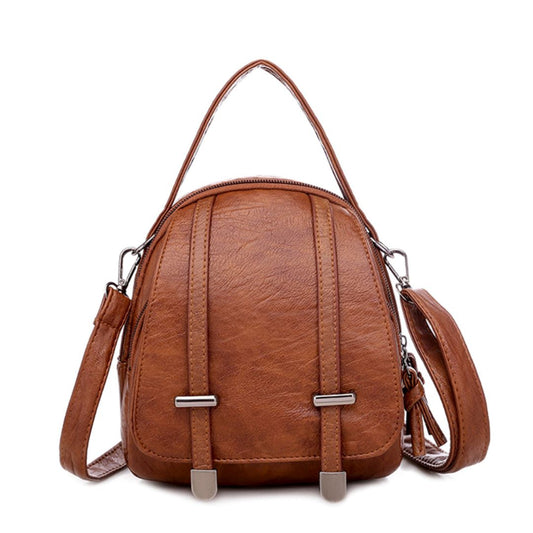 Bolsa Transversal de Couro Legitimo Feminina - Frete Grátis