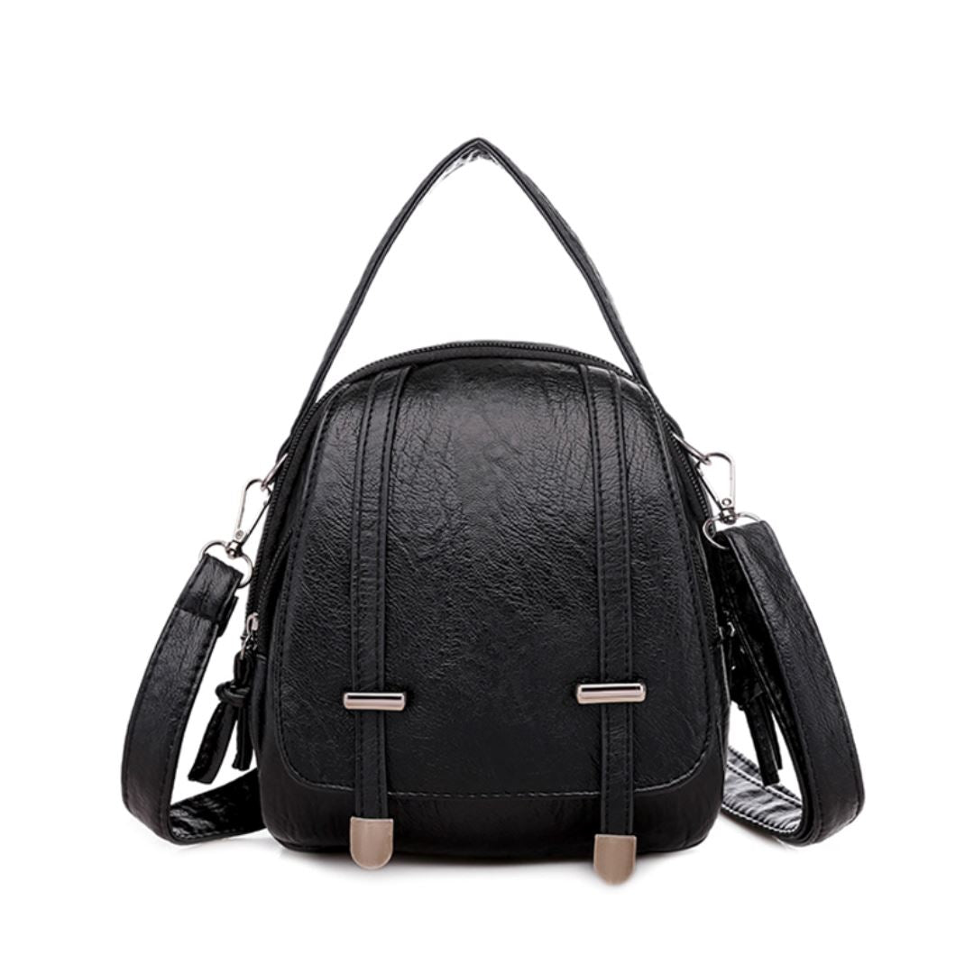 Bolsa Transversal de Couro Legitimo Feminina - Frete Grátis