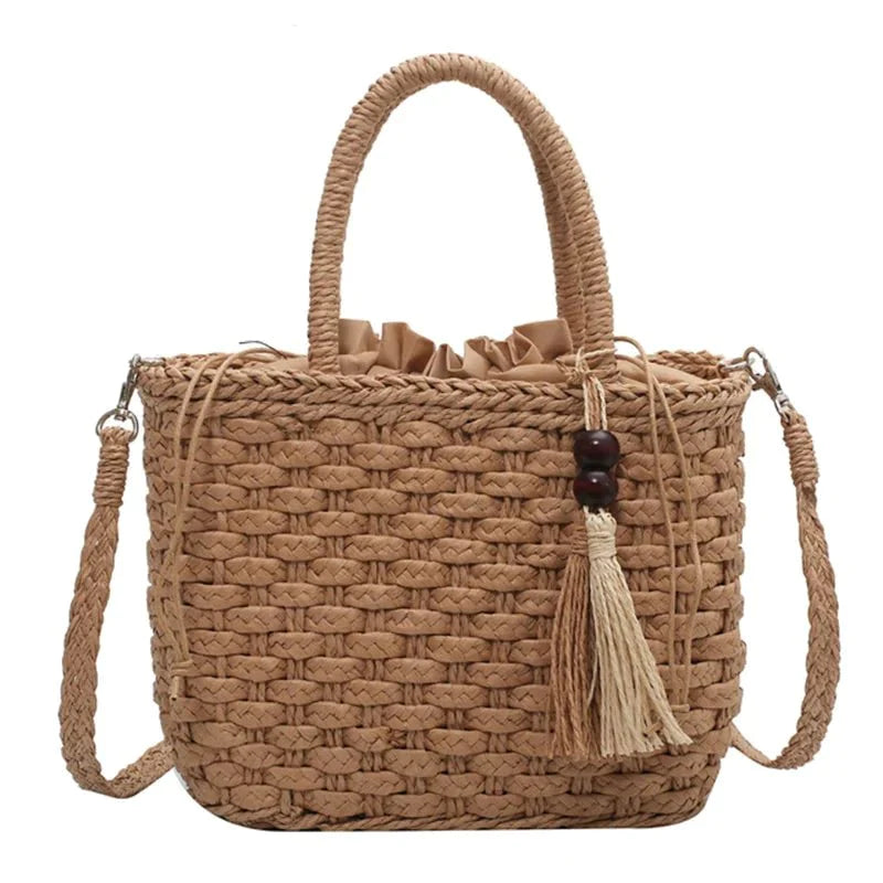 Bolsa Transversal de Palha Ipanema - Frete Grátis