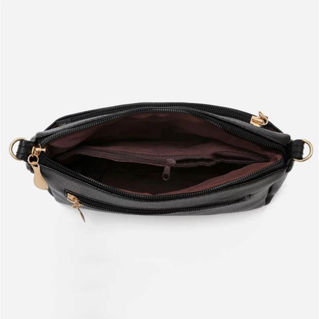 Bolsinha de Couro | Bolsa Feminina de Ombro - Frete Grátis