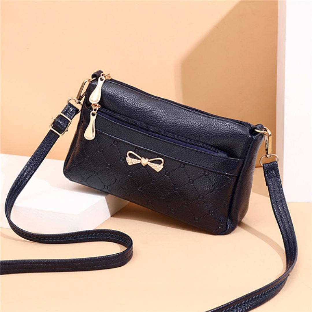 Bolsinha de Couro | Bolsa Feminina de Ombro - Frete Grátis