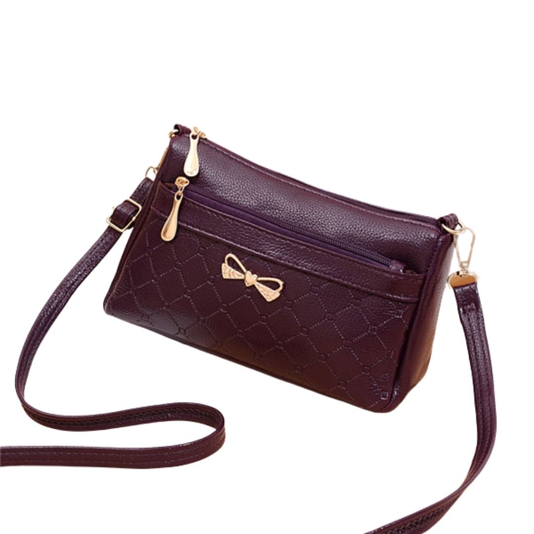 Bolsinha de Couro | Bolsa Feminina de Ombro - Frete Grátis