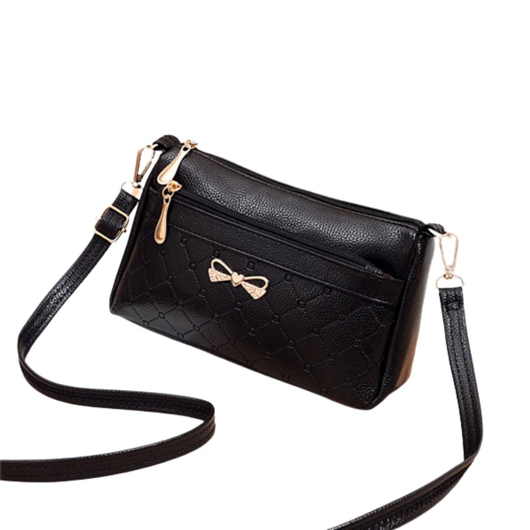 Bolsinha de Couro | Bolsa Feminina de Ombro - Frete Grátis