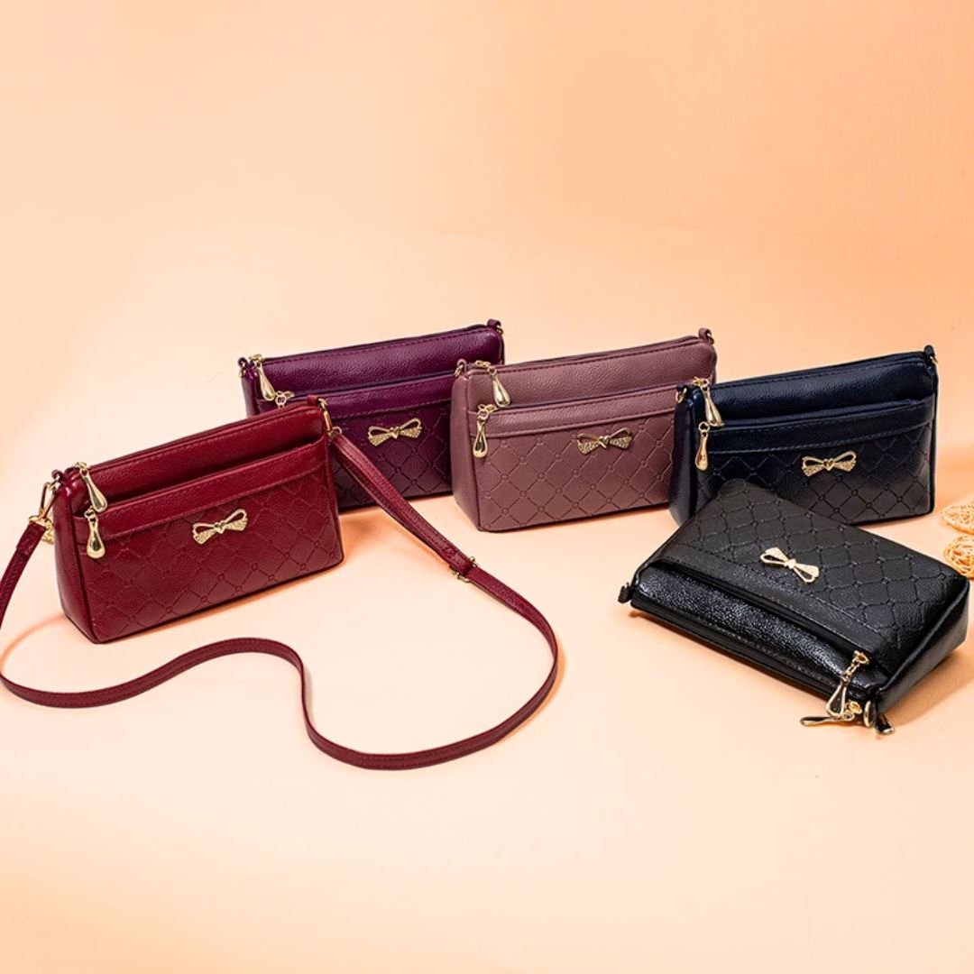 Bolsinha de Couro | Bolsa Feminina de Ombro - Frete Grátis