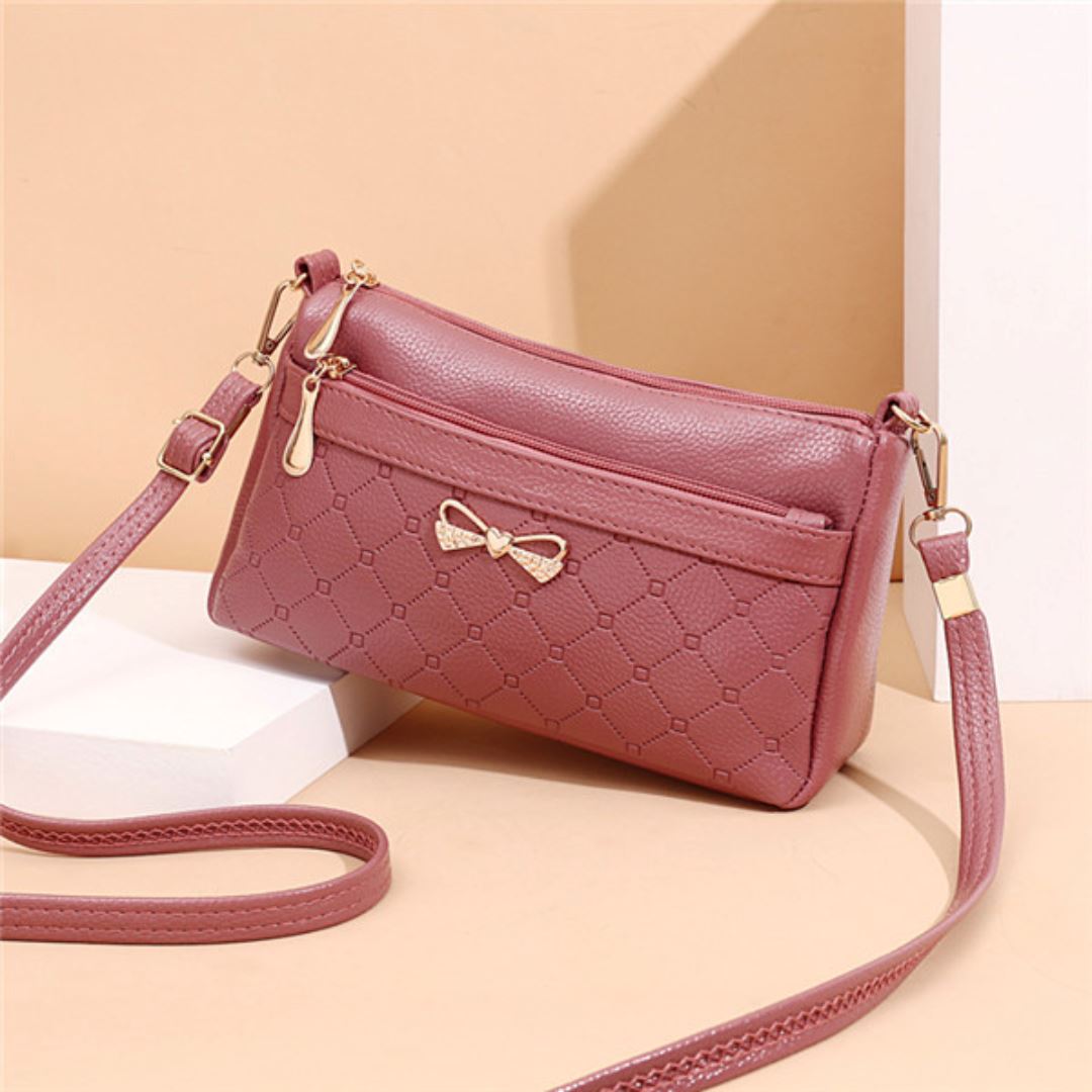 Bolsinha de Couro | Bolsa Feminina de Ombro - Frete Grátis