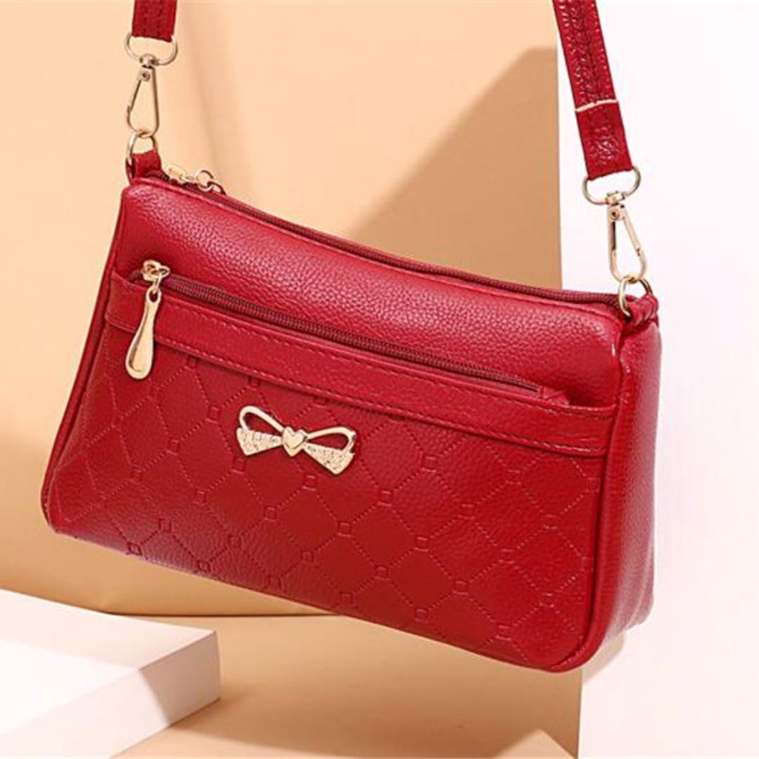 Bolsinha de Couro | Bolsa Feminina de Ombro - Frete Grátis