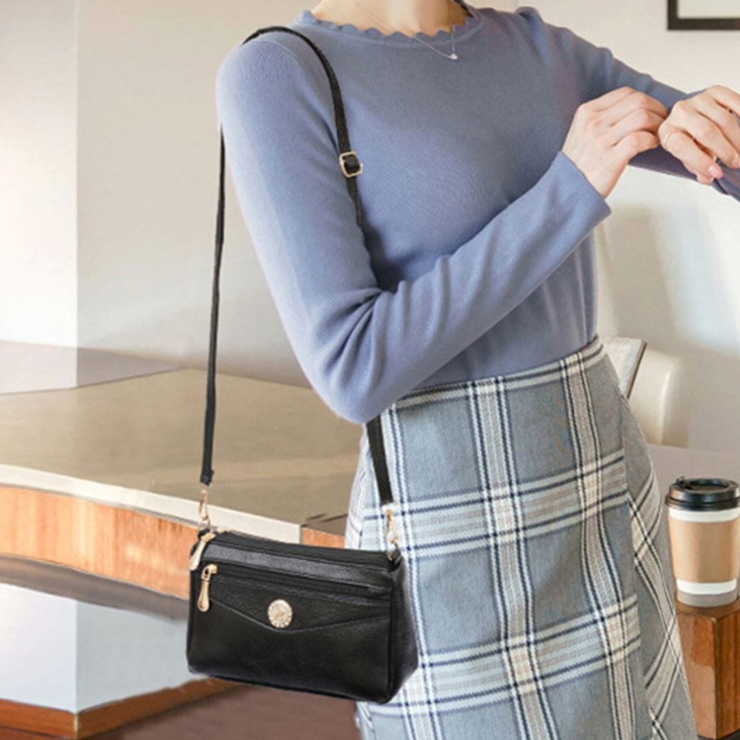 Bolsinha Feminina Transversal Crossbody Botton - Frete Grátis