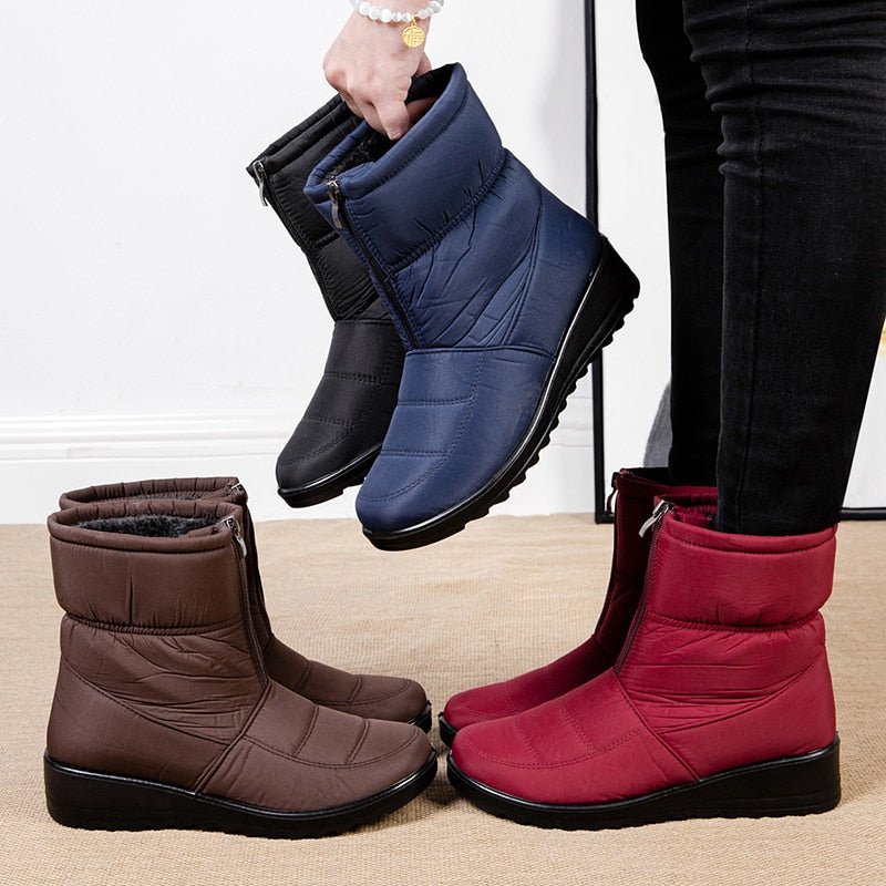 Bota Feminina de Inverno Impermeável - Frete Grátis