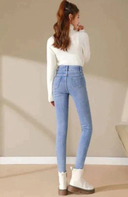Calça Térmica Feminina Respirável Forrada com Lã - Frete Grátis