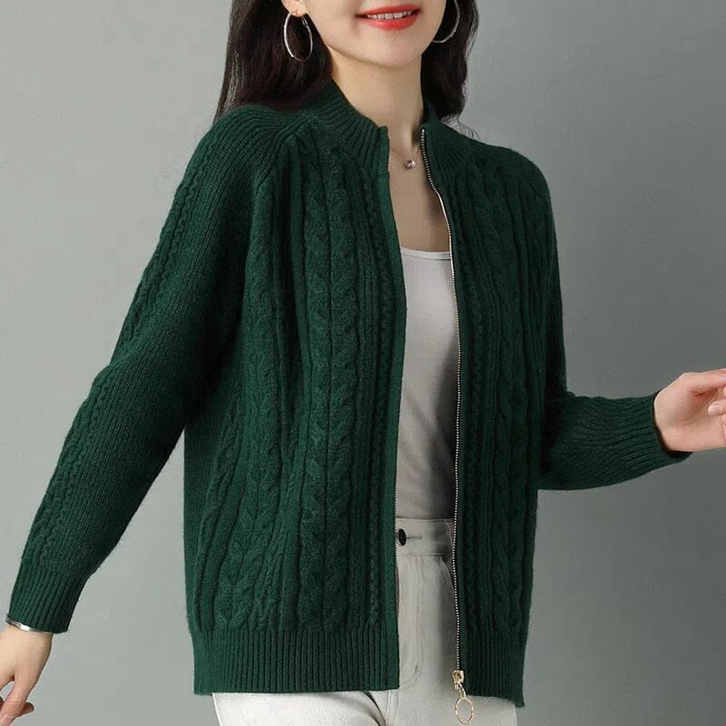 Cardigan Feminino Inverno Frio Manga Longa - Frete Grátis