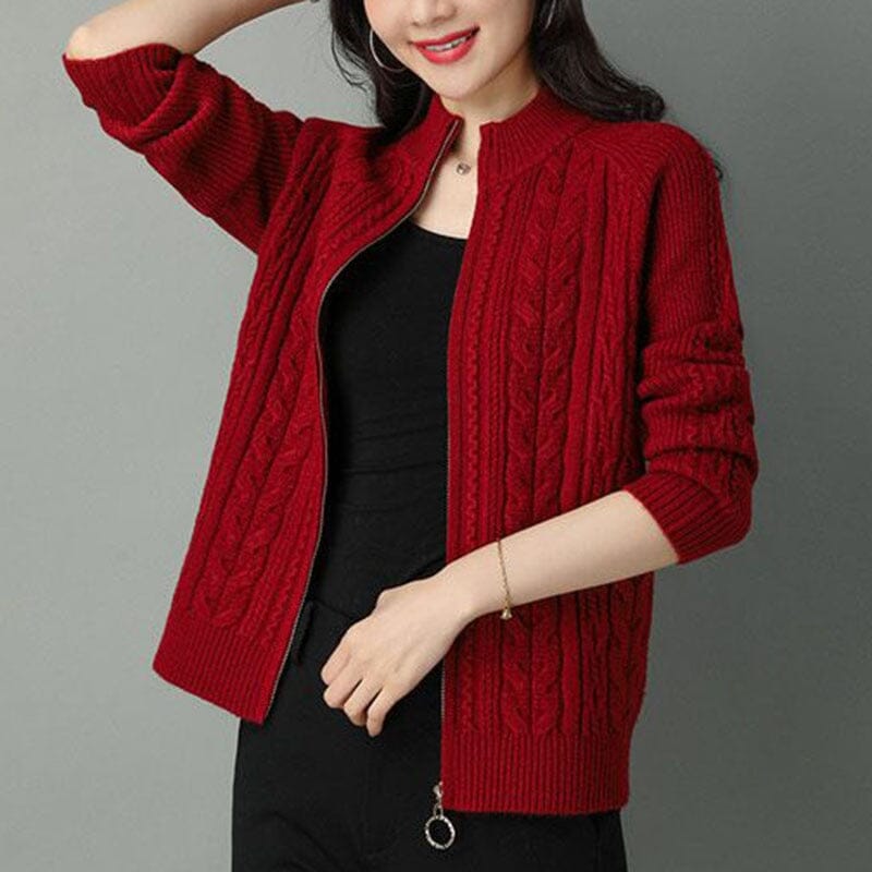 Cardigan Feminino Inverno Frio Manga Longa - Frete Grátis